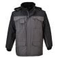Zimska jakna Parka S562 crno/siva